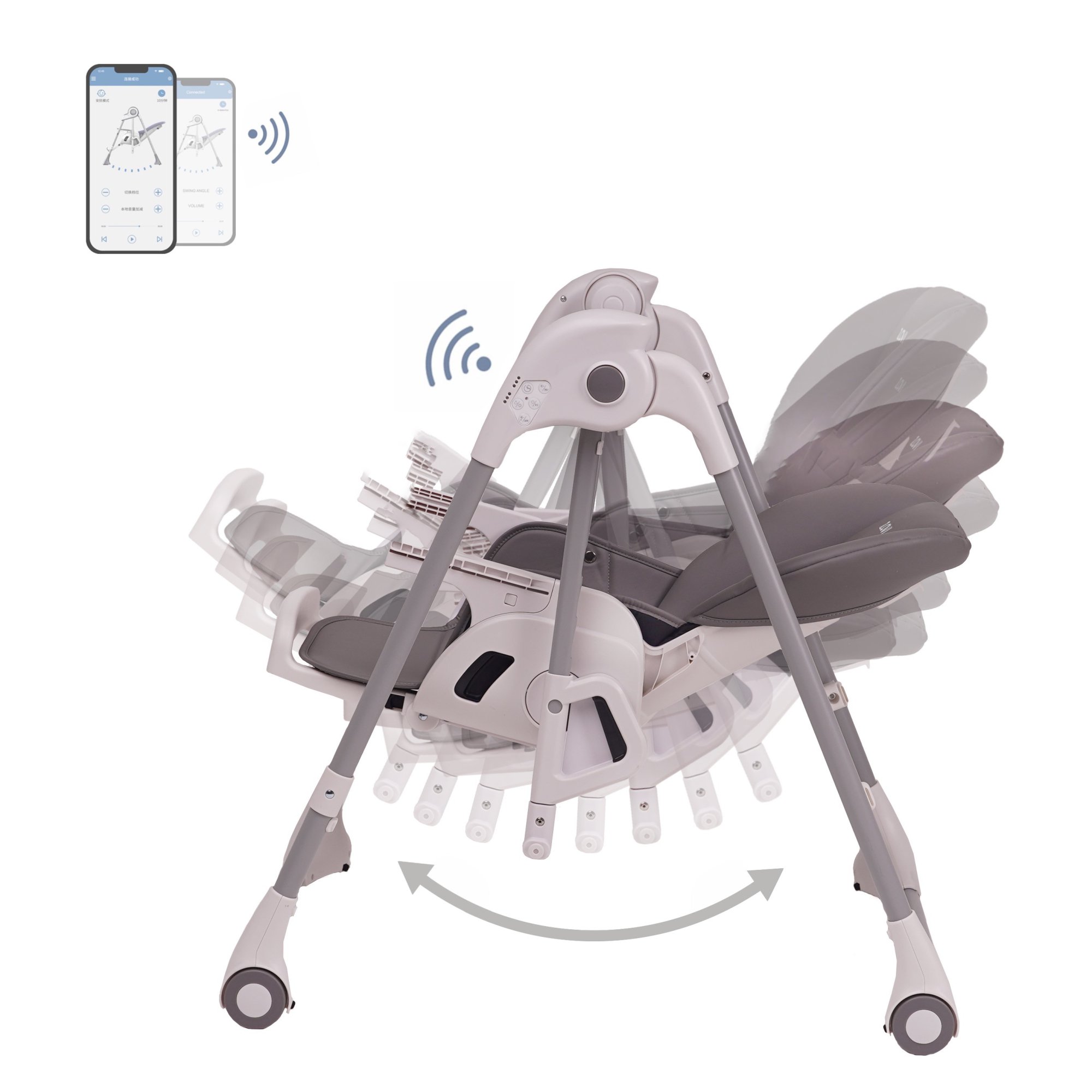 Стульчик для кормления iLovi Swing 2 Gray купить,NaN