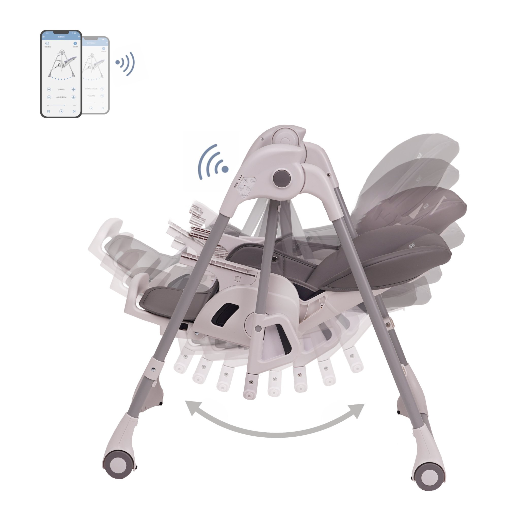 Стульчик для кормления iLovi Swing 2 Gray купить,NaN