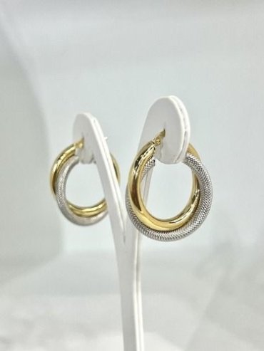 Серьги Luxury C3255 вес 6.1 г золото, без вставок купить,NaN