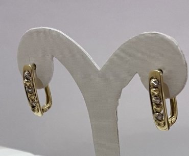 Серьги Exclusive Gold 755787 вес 3.62 г золото, без вставок купить,NaN