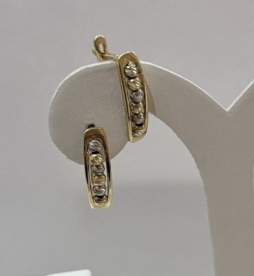 Серьги Exclusive Gold 755787 вес 3.62 г золото, без вставок купить,NaN