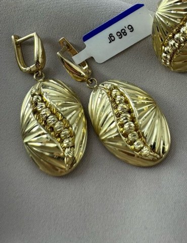 Серьги Exclusive Gold 865689 6.15гр купить,NaN