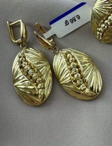 Серьги Exclusive Gold 865689 6.15гр купить,NaN