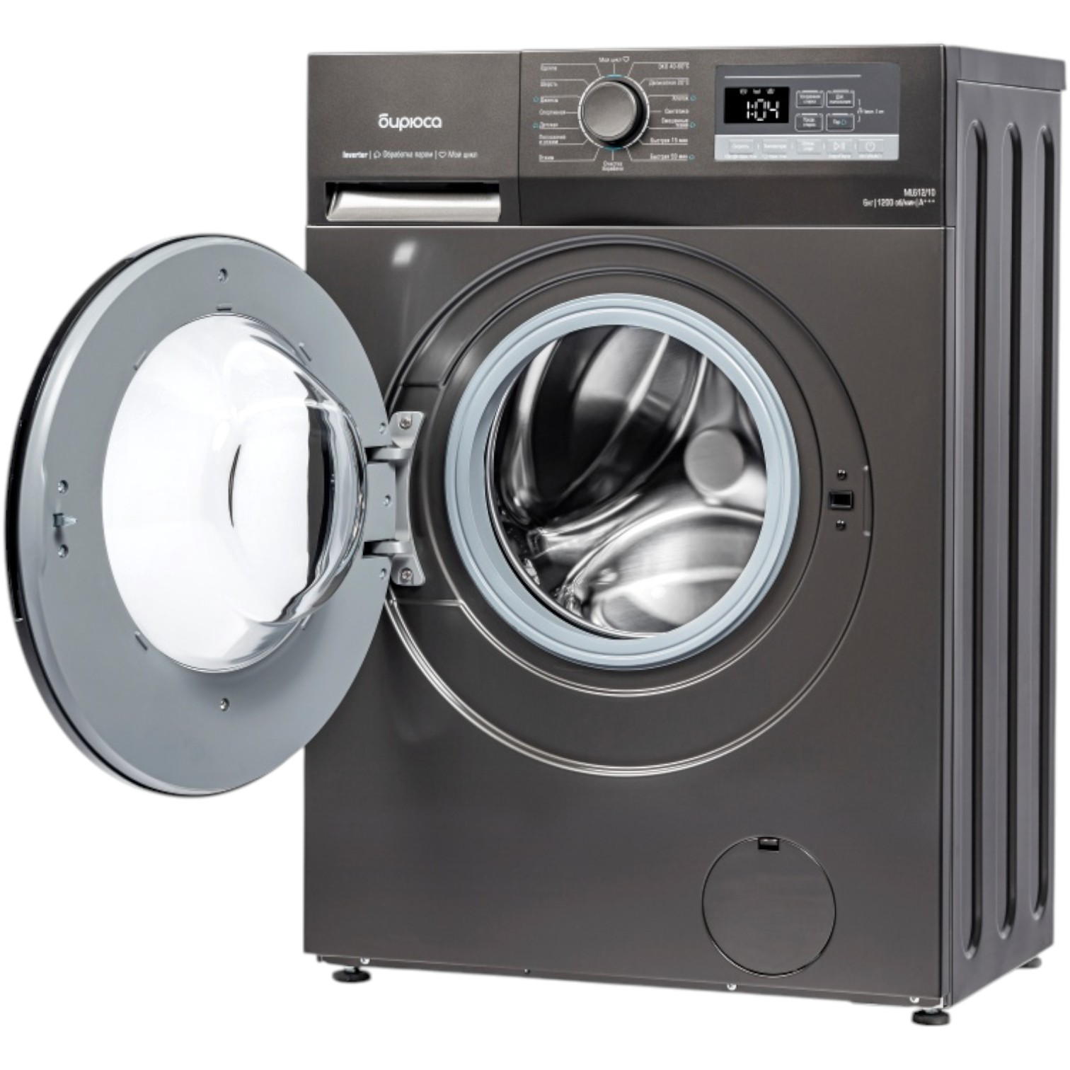 Стиральная машина БИРЮСА WM-ML612/10 DM Gray купить,NaN