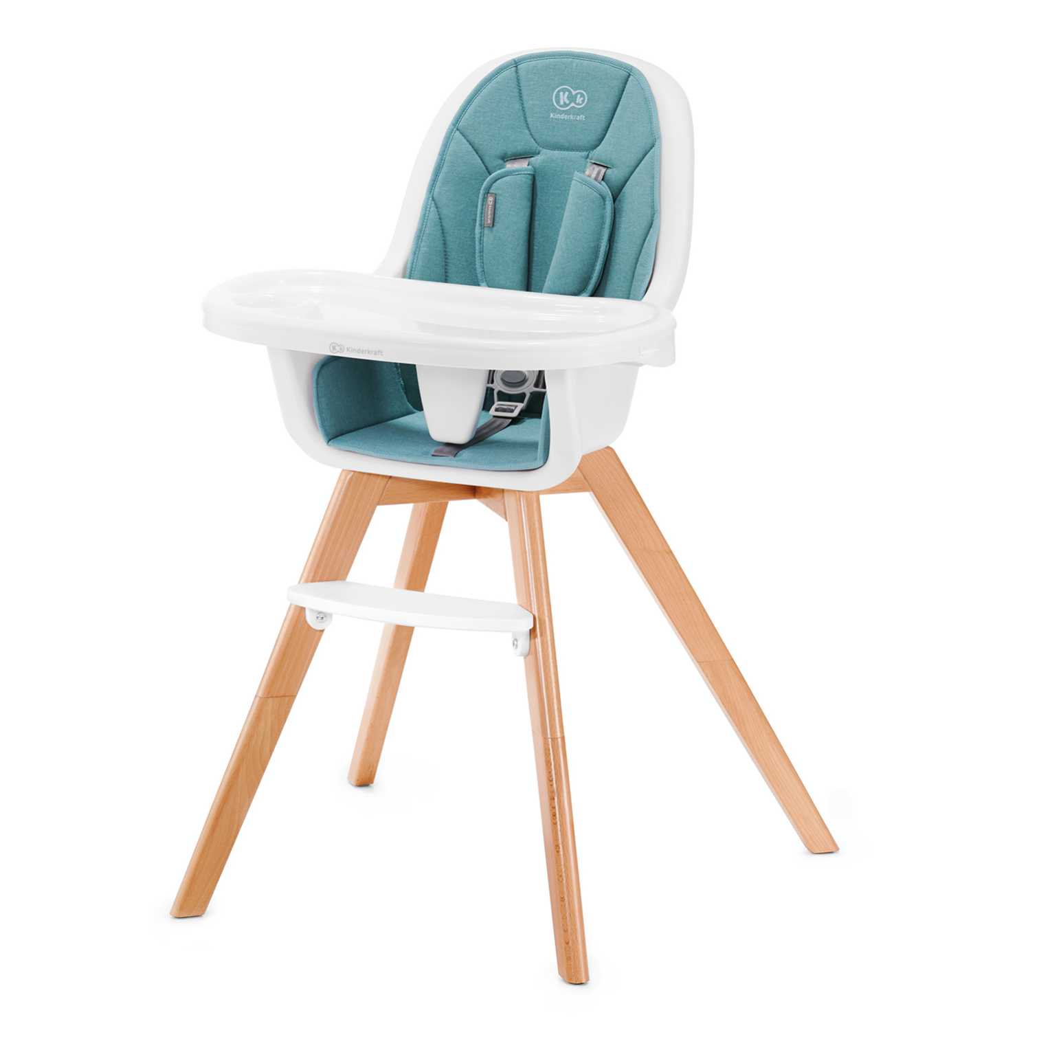 Стульчик для кормления Kinderkraft Tixi Turquoise купить,NaN