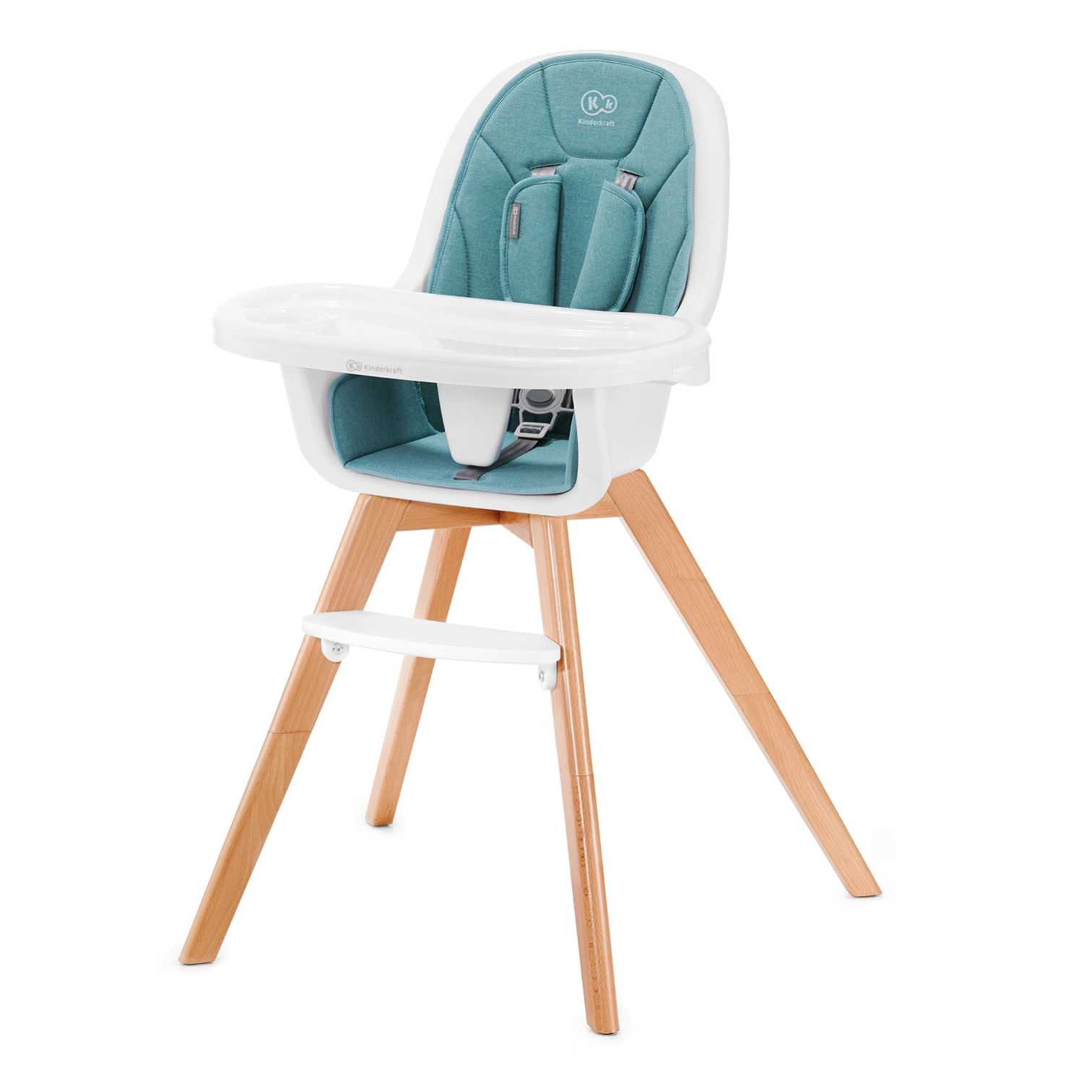 Стульчик для кормления Kinderkraft Tixi Turquoise купить,NaN