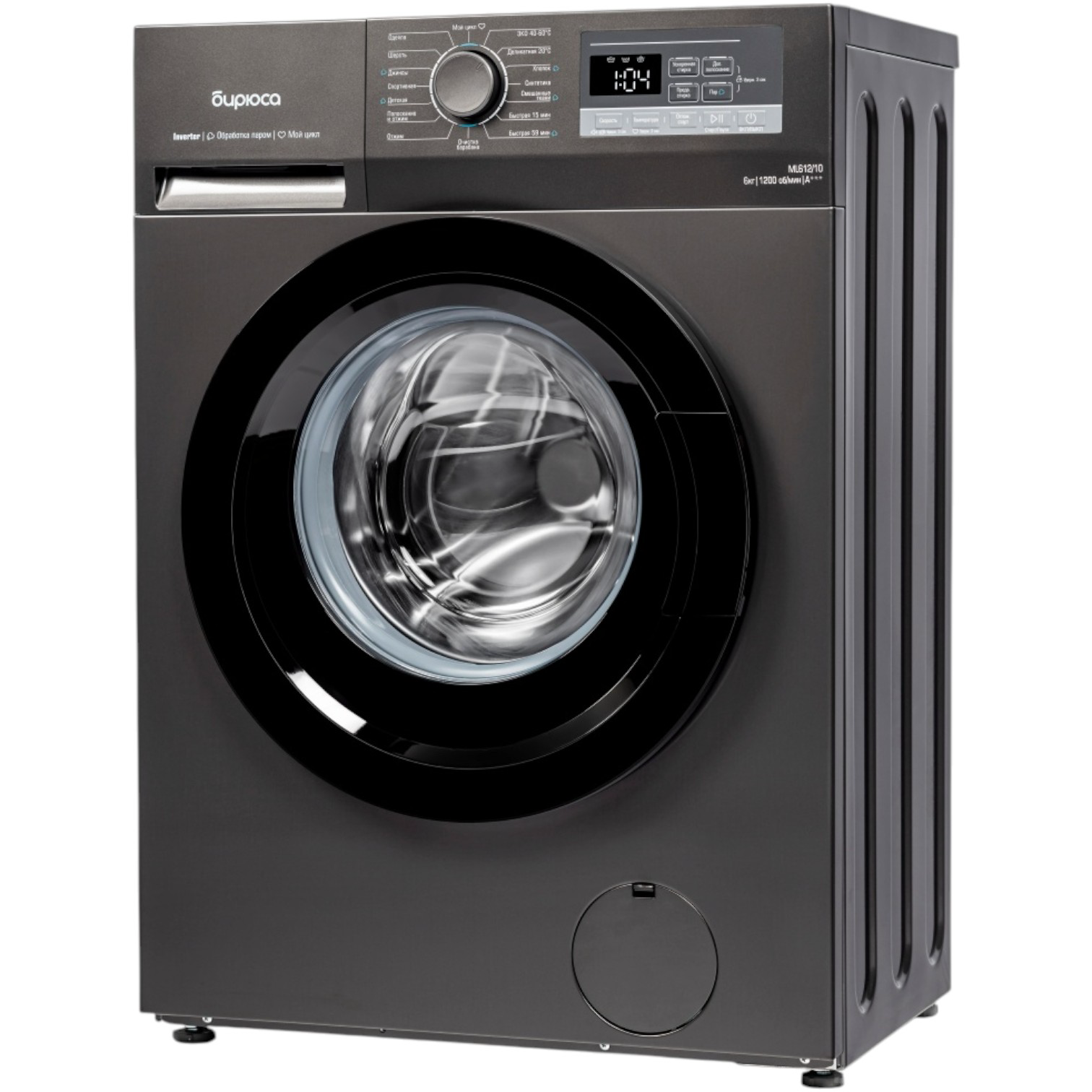 Стиральная машина БИРЮСА WM-ML612/10 DM Gray купить,NaN