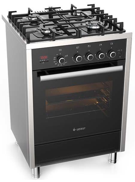 Газовая плита Gefest ПГ6700-04 черная купить,0