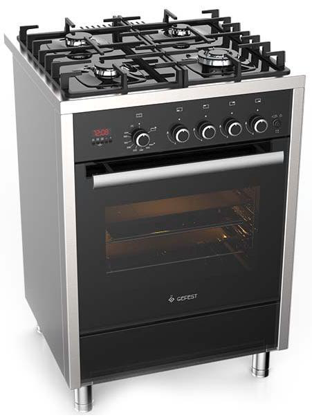 Газовая плита Gefest ПГ6700-04 черная купить,NaN