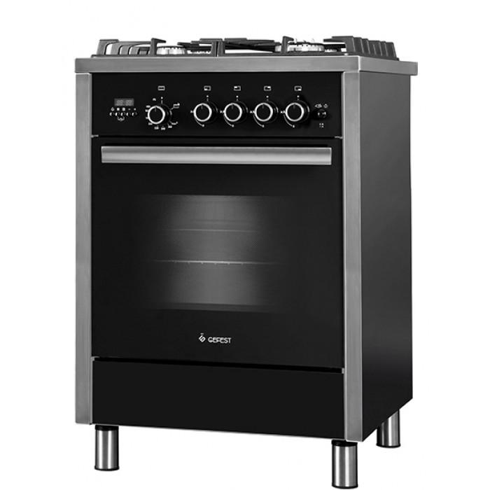 Газовая плита Gefest ПГ6700-04 черная купить,NaN