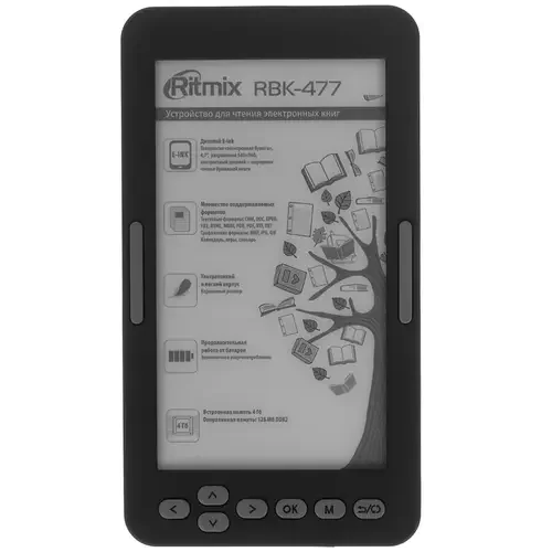 Электронная книга Ritmix RBK-477 черная