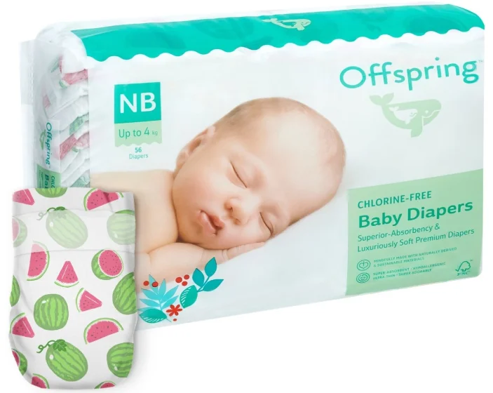 Подгузники Offspring NB 56 шт купить,NaN