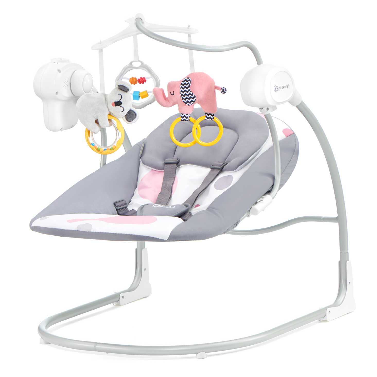 Электрокачель Kinderkraft Minky Pink купить,NaN