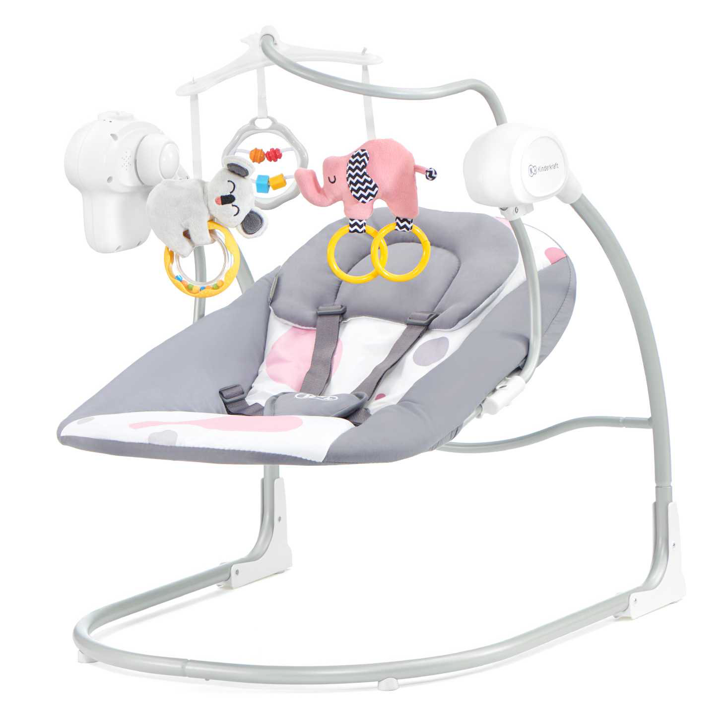 Электрокачель Kinderkraft Minky Pink купить,NaN