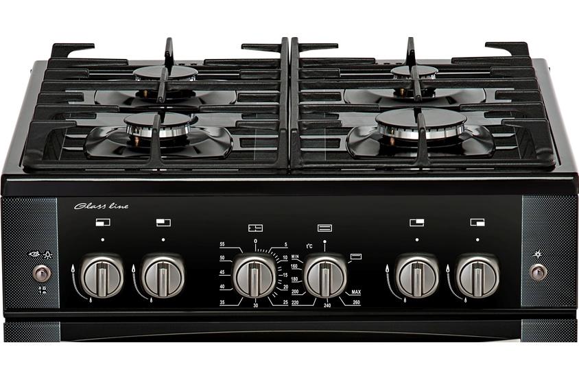 Газовая плита Gefest ПГ6300-02 0046 черная купить,0
