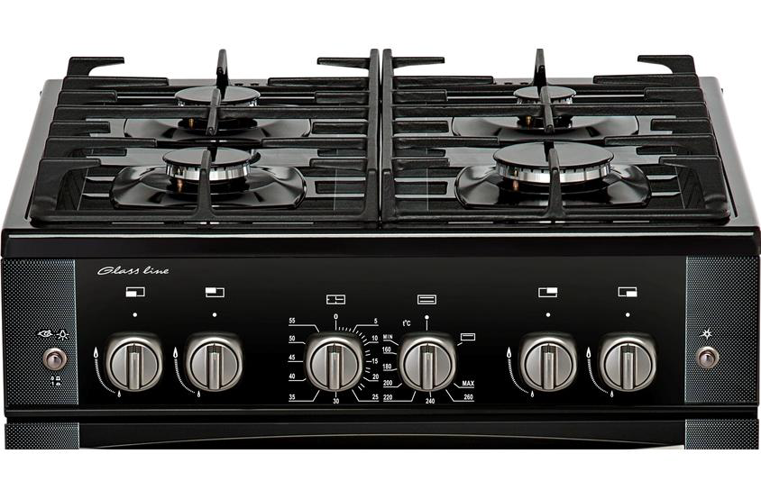 Газовая плита Gefest ПГ6300-02 0046 черная купить,NaN