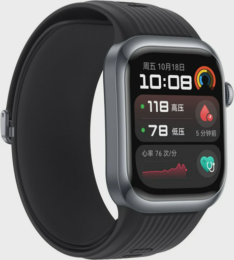 Смарт-часы Huawei Watch D2 LCA-B10 48мм Fluoroelastomer Strap Black