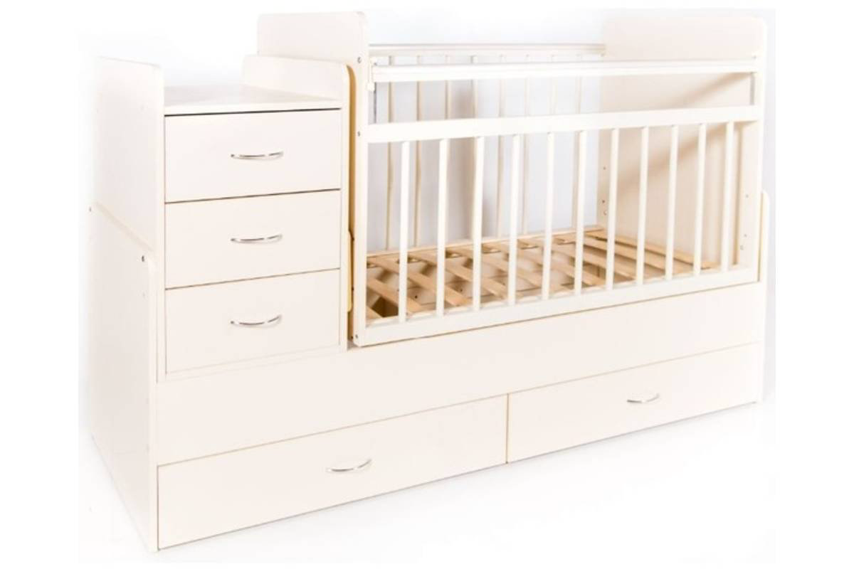 Кровать-трансформер детская Bambini M 01.10.01 слоновая кость  купить,NaN