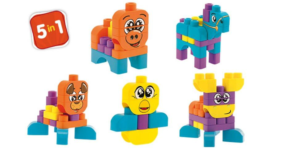 Набор строительных блоков Chicco Животные купить,NaN