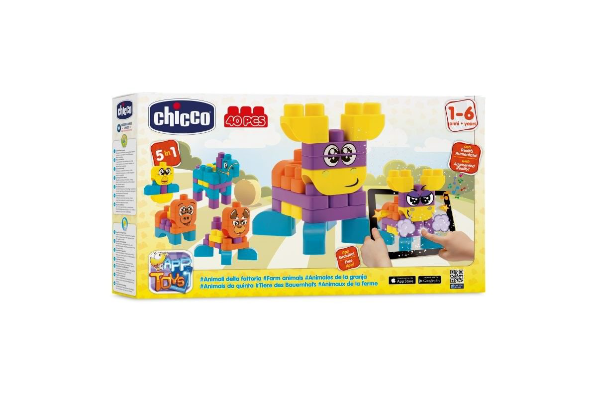Набор строительных блоков Chicco Животные купить,NaN