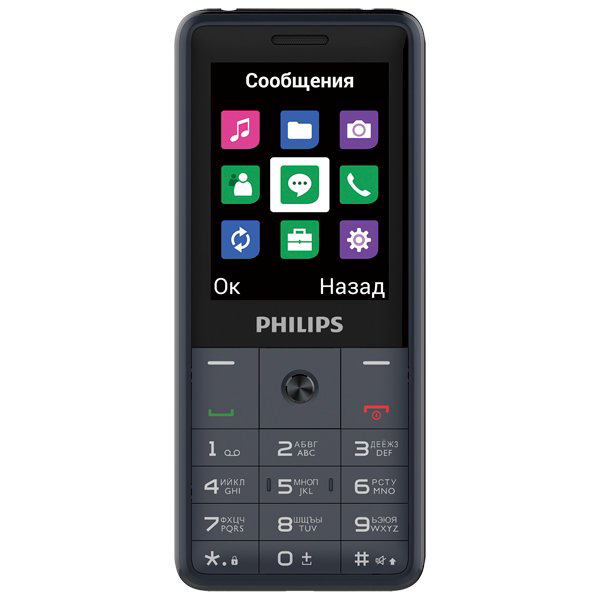 Мобильный телефон Philips E169 DS Black купить,NaN