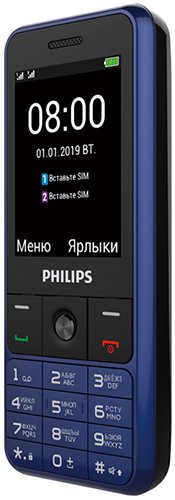Мобильный телефон Philips Xenium E182 DS Blue купить,NaN