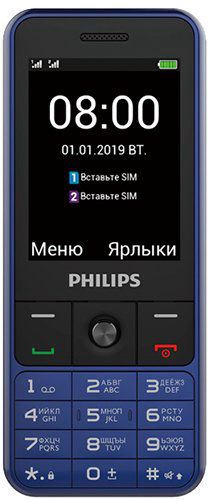 Мобильный телефон Philips Xenium E182 DS Blue купить,NaN
