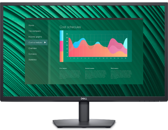 Монитор Dell E2723H 210-BEJQ 27" черный