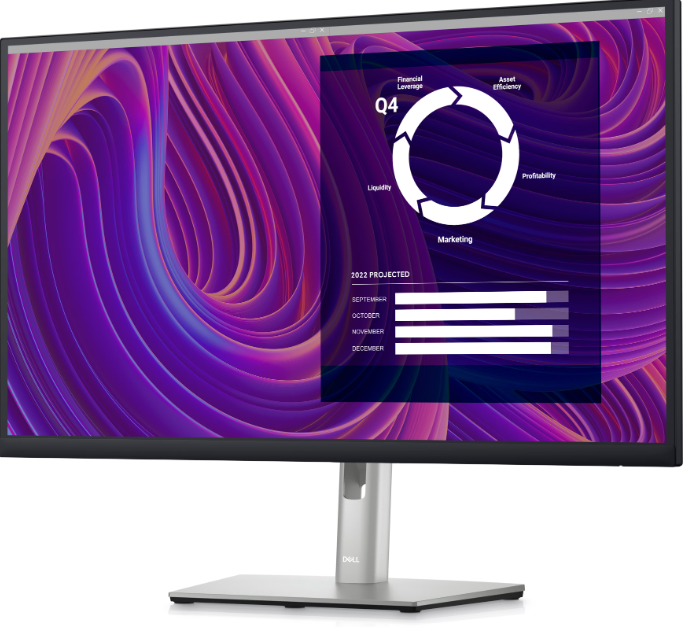 Монитор Dell P2723D 210-BDDX 27" черно-серебристый купить,0