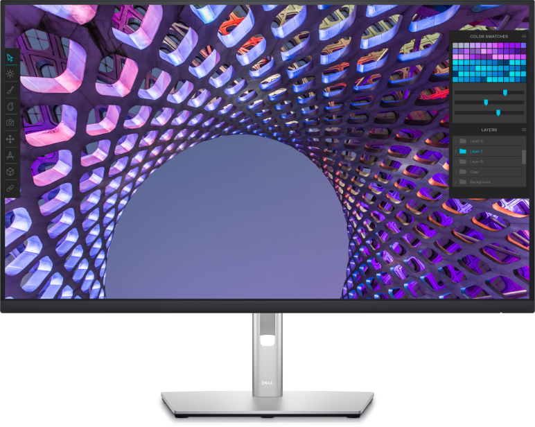 Монитор Dell P3223QE 210-BEQZ 31.5" черно-серебристый