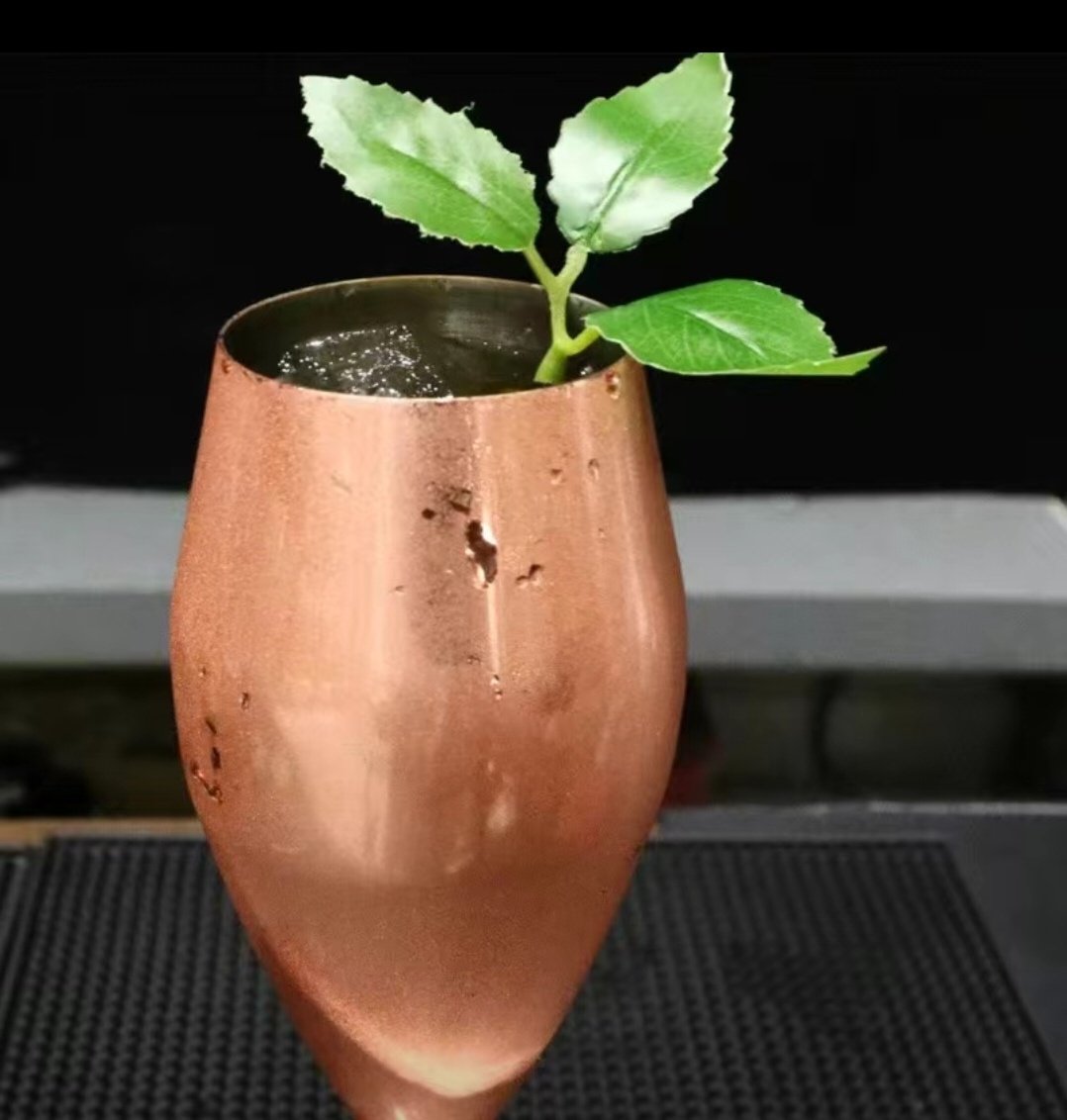 Набор бокалов DIOLA 215 мл, металл, 2 шт