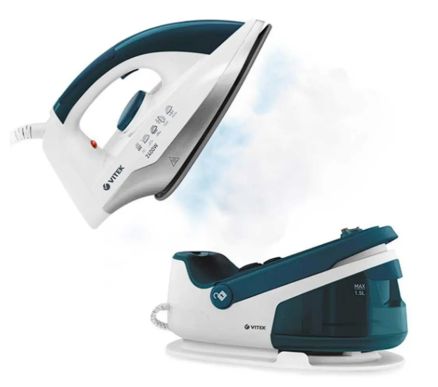 Парогенератор Vitek VT 2830 бирюзовый, белый купить,NaN