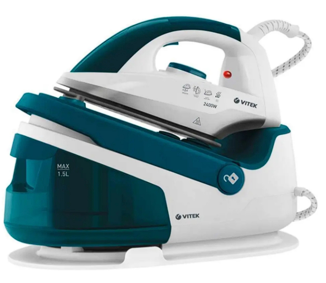 Парогенератор Vitek VT 2830 бирюзовый, белый купить,NaN