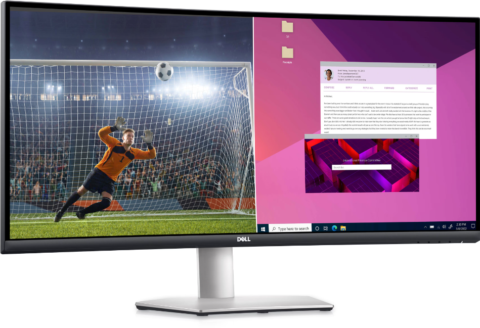 Монитор Dell S3423DWC 210-BEJE 34" черно-серебристый купить,0
