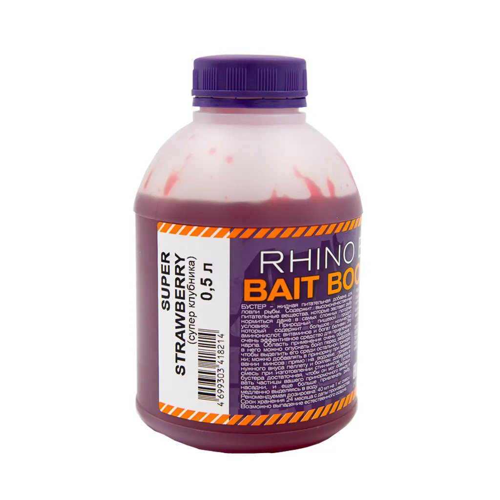 Ароматизаторы Rhino Baits Liquid Food Super Strawberry 0.5 л купить,NaN