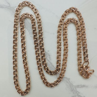 Цепь SAFIYA JEWELRY 570005024 длина 60 см, вес 4.96 г золото, плетение бисмарк купить,NaN