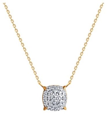 Колье Diamant 93-170-01827-1 длина 45 см вес 2.58 г серебро, фианит купить,14950