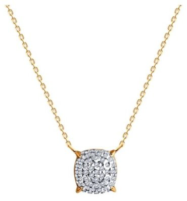 Колье Diamant 93-170-01827-1 длина 45 см вес 2.58 г серебро, фианит купить,14950