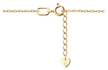 Браслет SOKOLOV 051296 длина 17 см, вес 2.1 г золото, плетение отсутствует купить,NaN