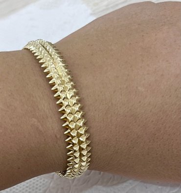Браслет Exclusive Gold Oytr24677877 длина 19 см, вес 13.55 г золото, плетение обод купить,NaN