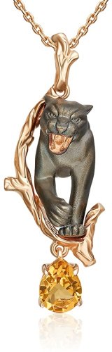 Подвеска PLATINA 03-3501-00-206-1110 вес 4.52 г золото, цитрин купить,NaN