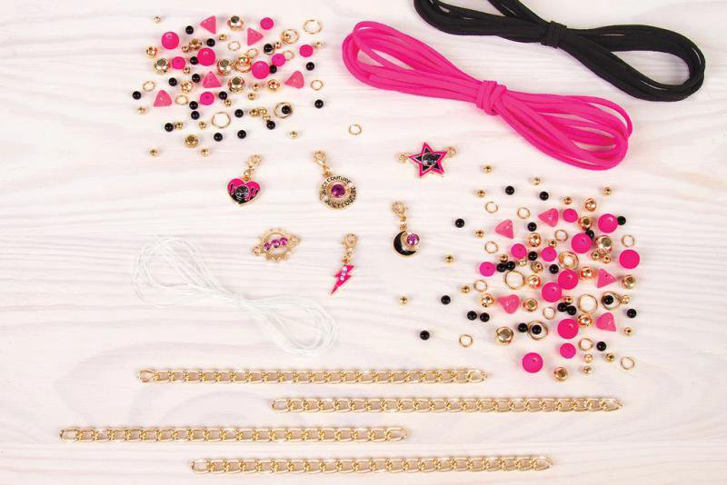 Набор для создания браслетов Make it real Swarovski  Черный и Розовый 4410 купить,NaN