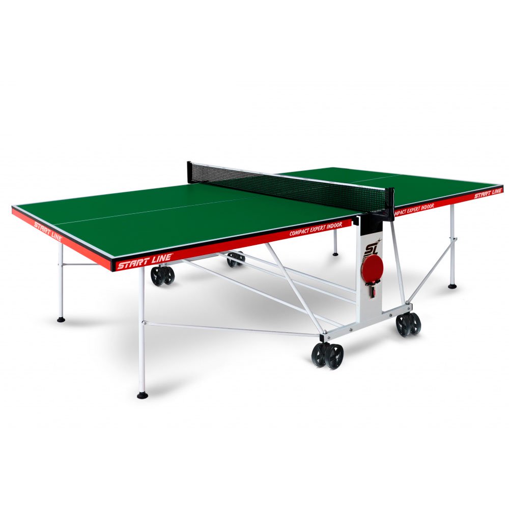 Стол теннисный Start line Compact Expert Indoor 6042-21 зеленый купить,NaN