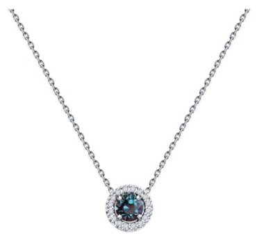 Колье Diamant 52-270-02344-1_42 длина 42 см вес 1.6 г золото, александрит 120029035 купить,NaN