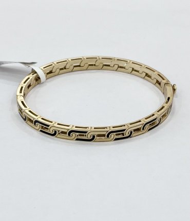 Браслет Exclusive Gold 74678 длина 19 см, вес 12.72 г золото, плетение обод купить,NaN