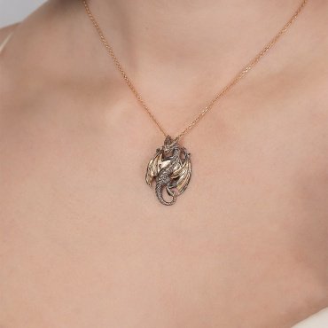 Подвеска PLATINA 03-3486-00-000-1110 вес 4.89 г золото, без вставок купить,NaN