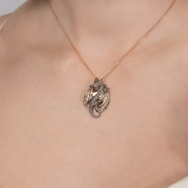 Подвеска PLATINA 03-3486-00-000-1110 вес 4.89 г золото, без вставок купить,NaN