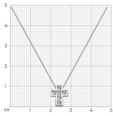 Колье Diamant 52-270-01345-1 длина 45 см вес 2.21 г золото, бриллиант купить,NaN