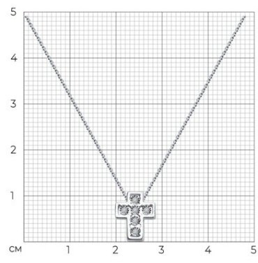 Колье Diamant 52-270-01345-1 длина 45 см вес 2.21 г золото, бриллиант купить,NaN