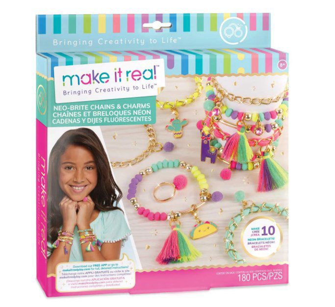 Набор для создания браслетов Make it real Neo-Brite Chains & Charms1313